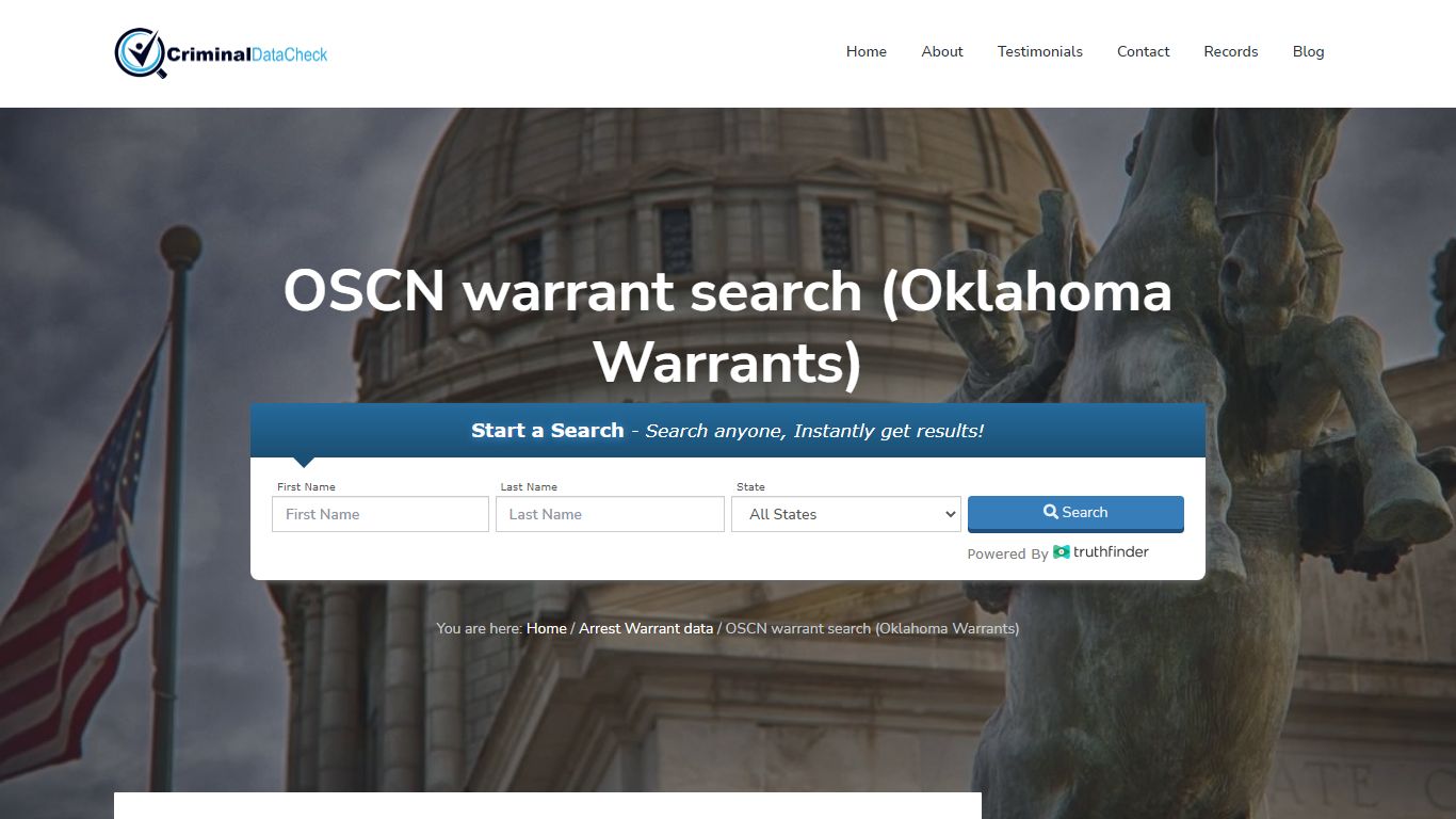 OSCN warrant search (Oklahoma Warrants) - Criminal Data Check